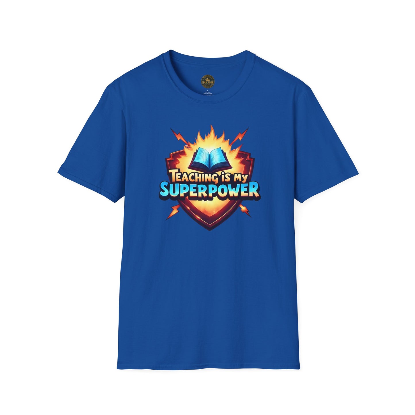 Prominent Educator Men - Teaching is my Superpower Men - Teacher Tribute Tee