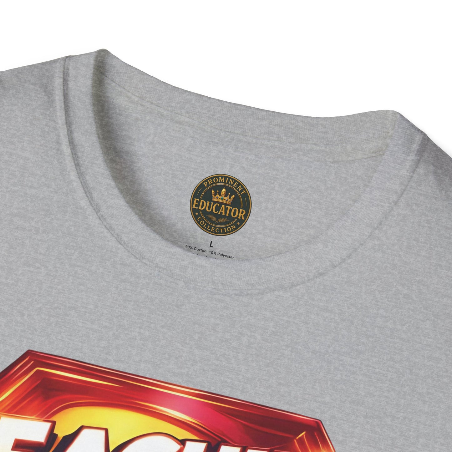 Prominent Educator Men Teaching is my Superpower - Teacher Tribute Tee