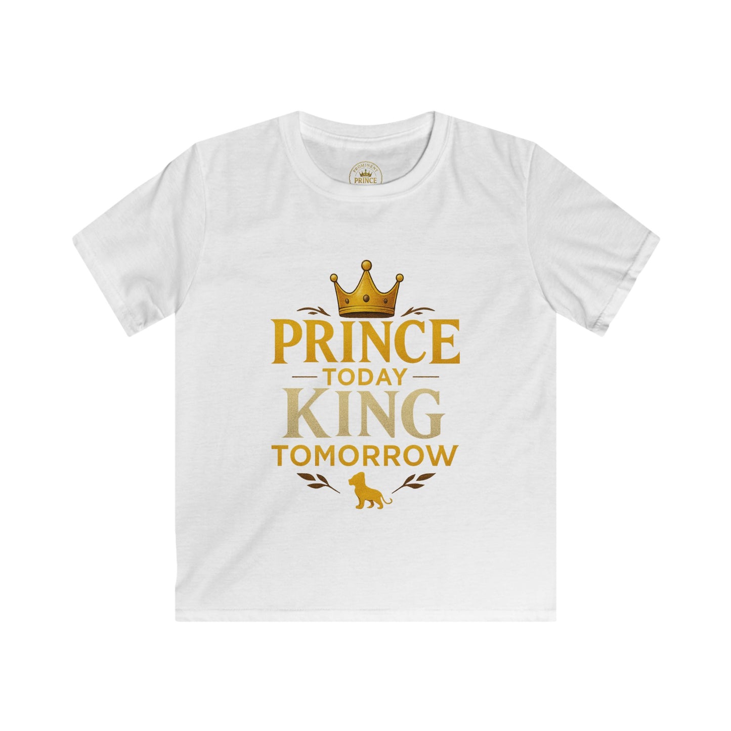 Prince Today King Tomorrow Kids Tee - Prominent Prince Collection