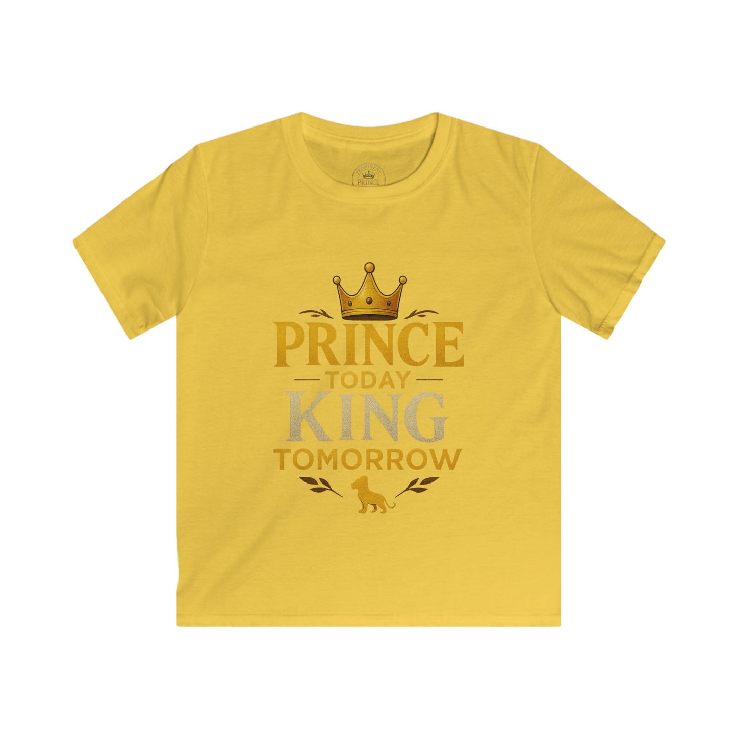 Prince Today King Tomorrow Kids Tee - Prominent Prince Collection