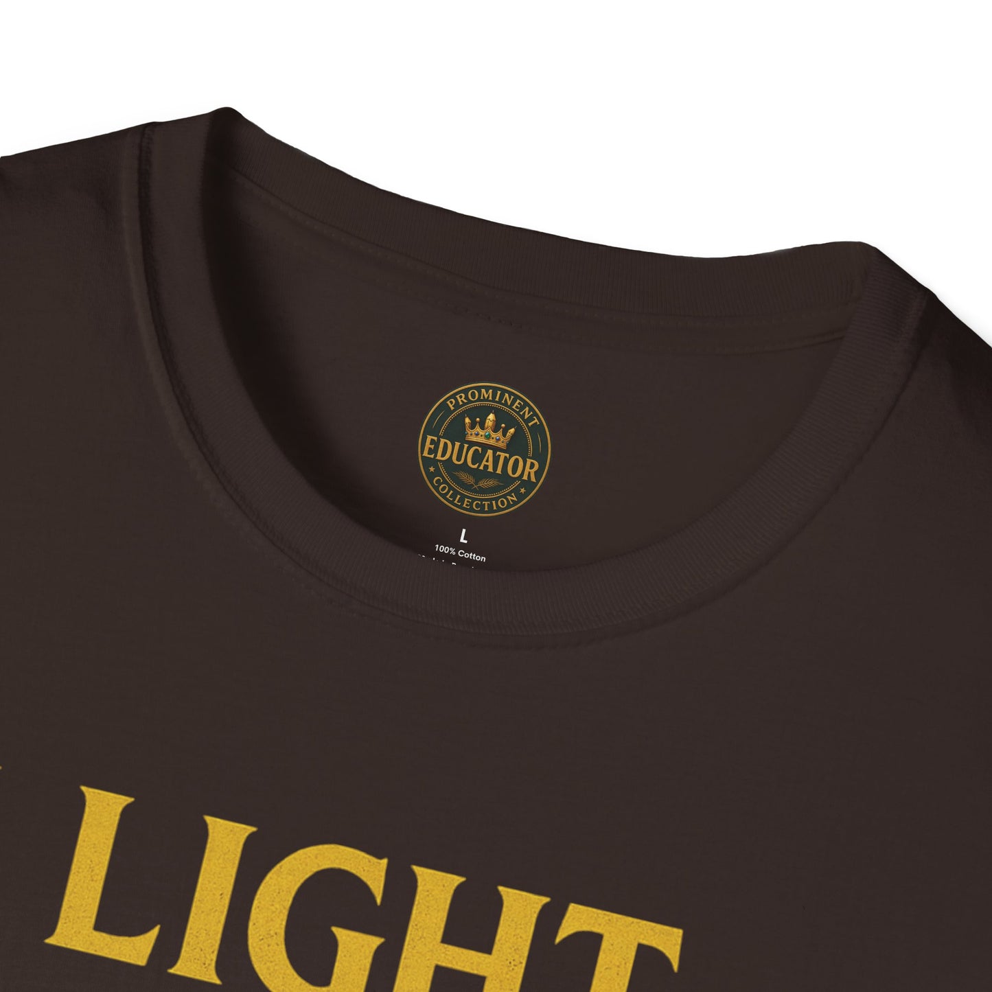 Prominent Educator Men - I Light the Path for Others to Rise Men - Teacher Tribute Tee