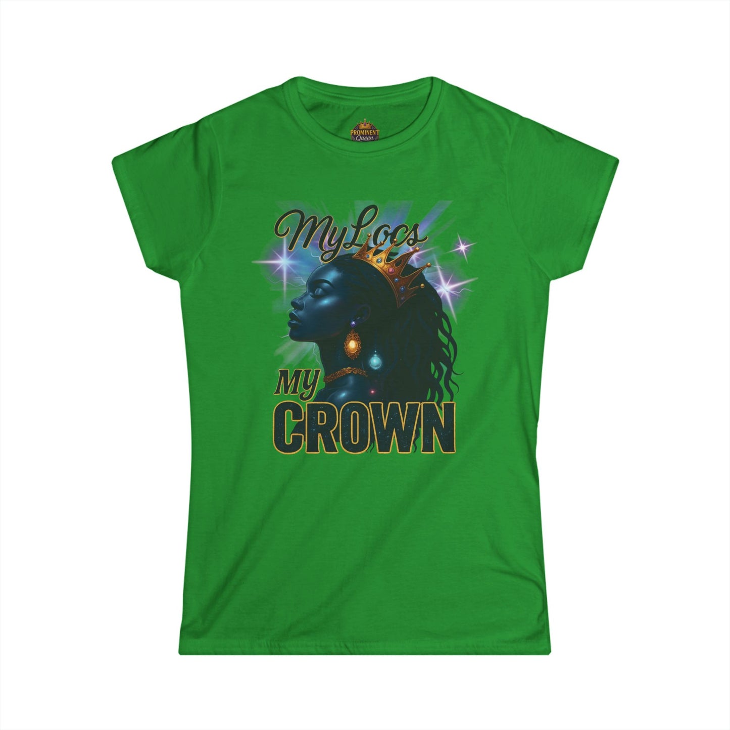 Women's My Locs My Crown Tee - Prominent Queen Collection