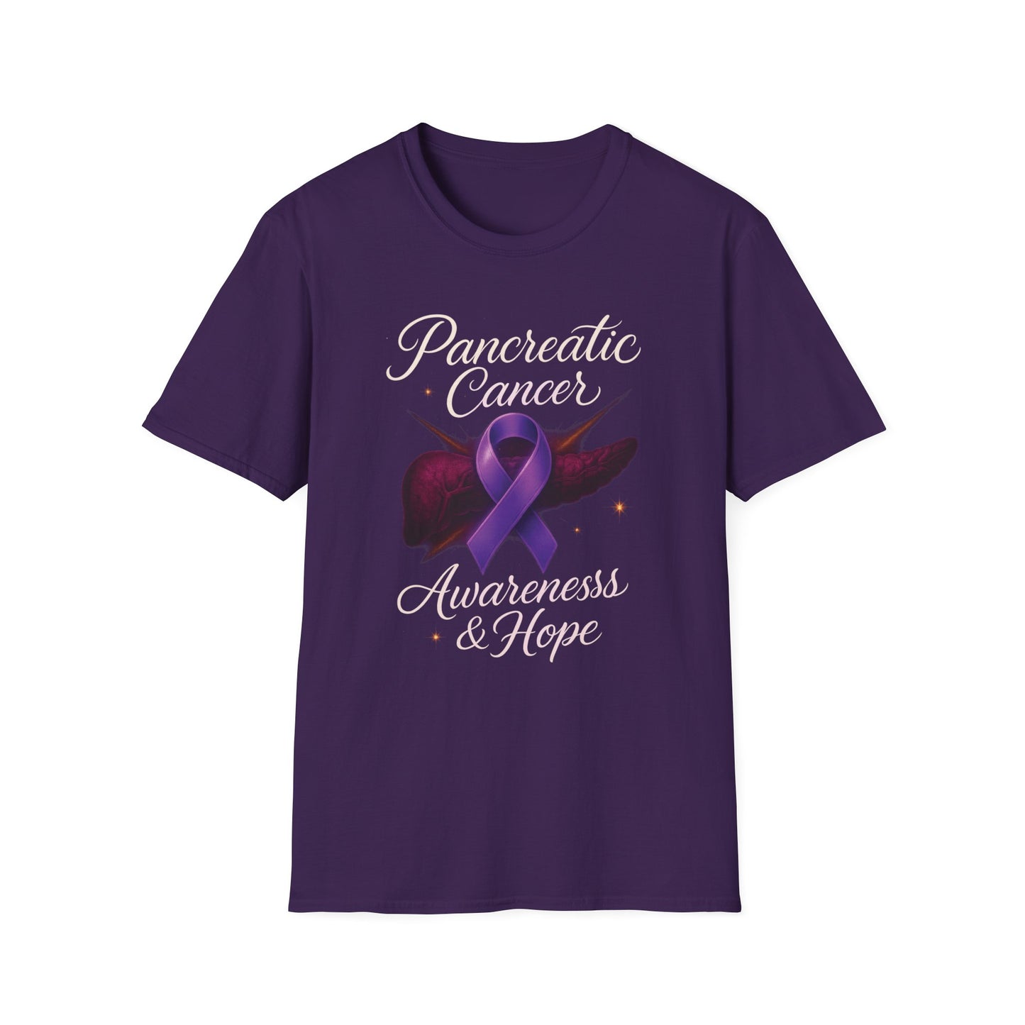 Pancreatic Cancer Awareness T-Shirt, Support Shirt, Unisex Graphic Tee, Hope and Awareness Gift, Cancer Support Apparel