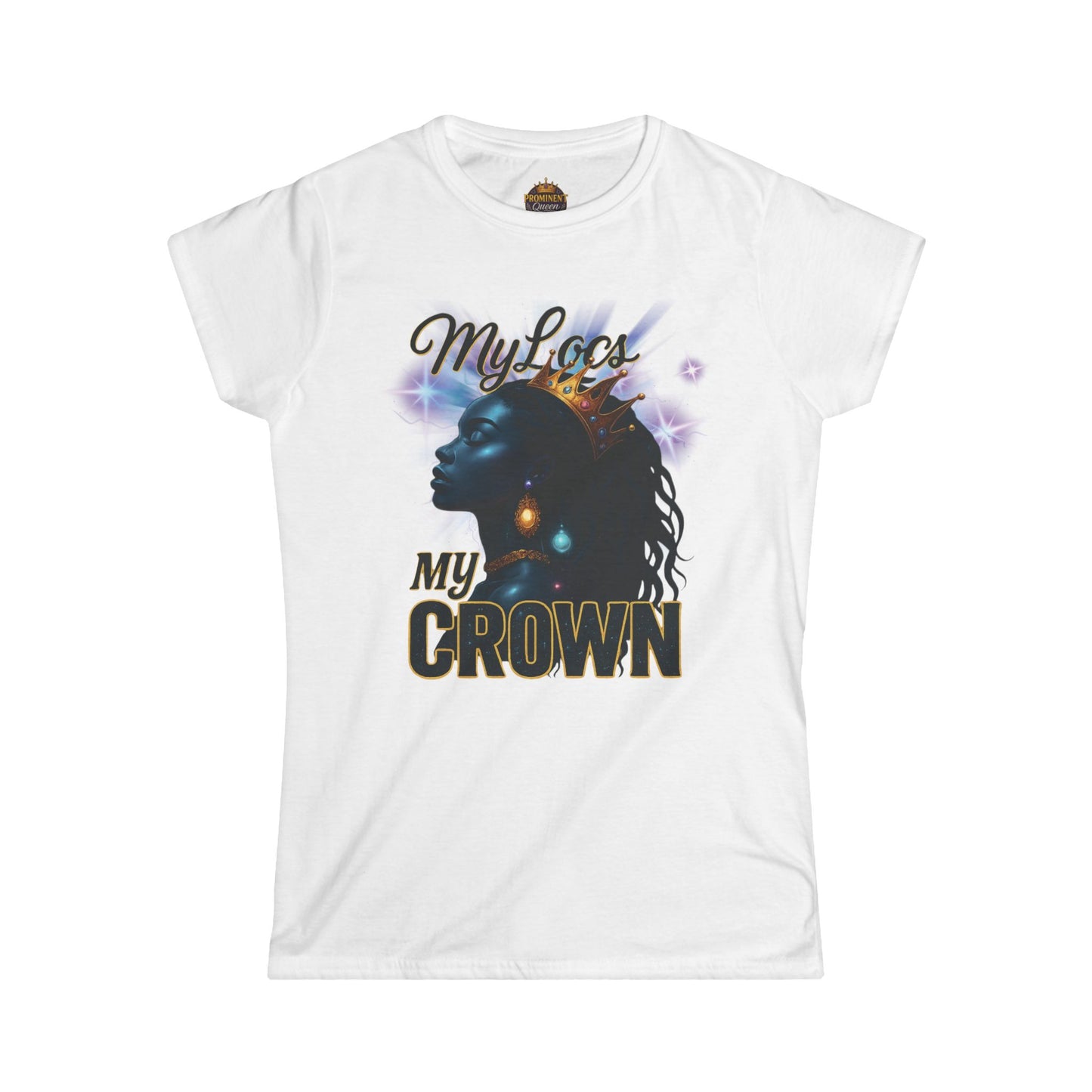 Women's My Locs My Crown Tee - Prominent Queen Collection