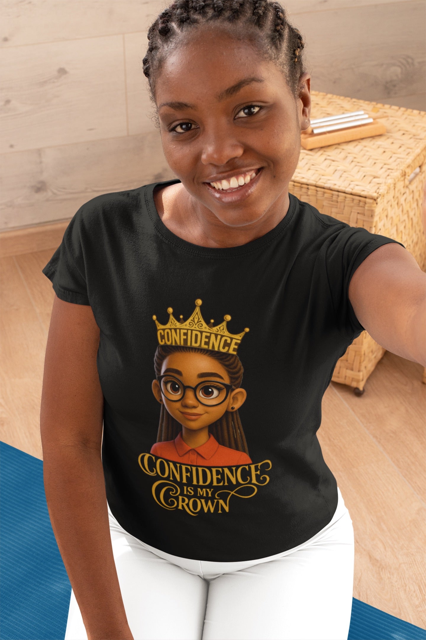 Princess Mayah Tee - Confidence is my Crown