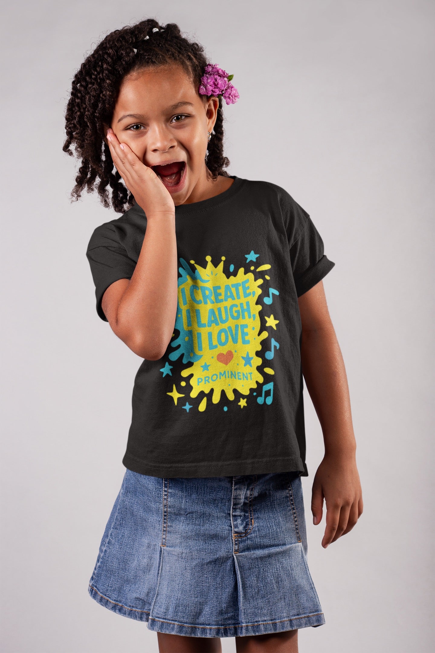 I Create I Laugh Kids Tee Princess Riyah Collection