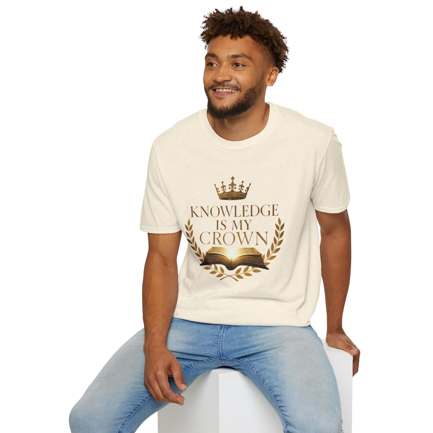 Prominent Educator Men - Knowledge is my Crown - Teacher Tribute Tee