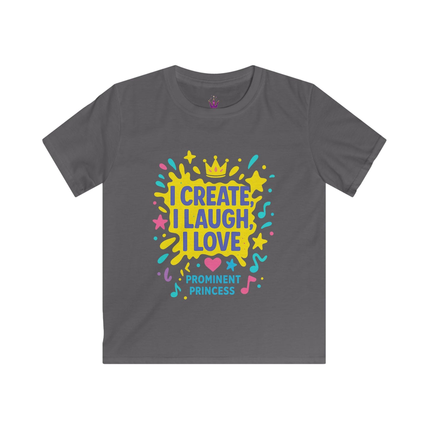 I Create I Laugh I Love Kids Tee Princess Riyah Collection