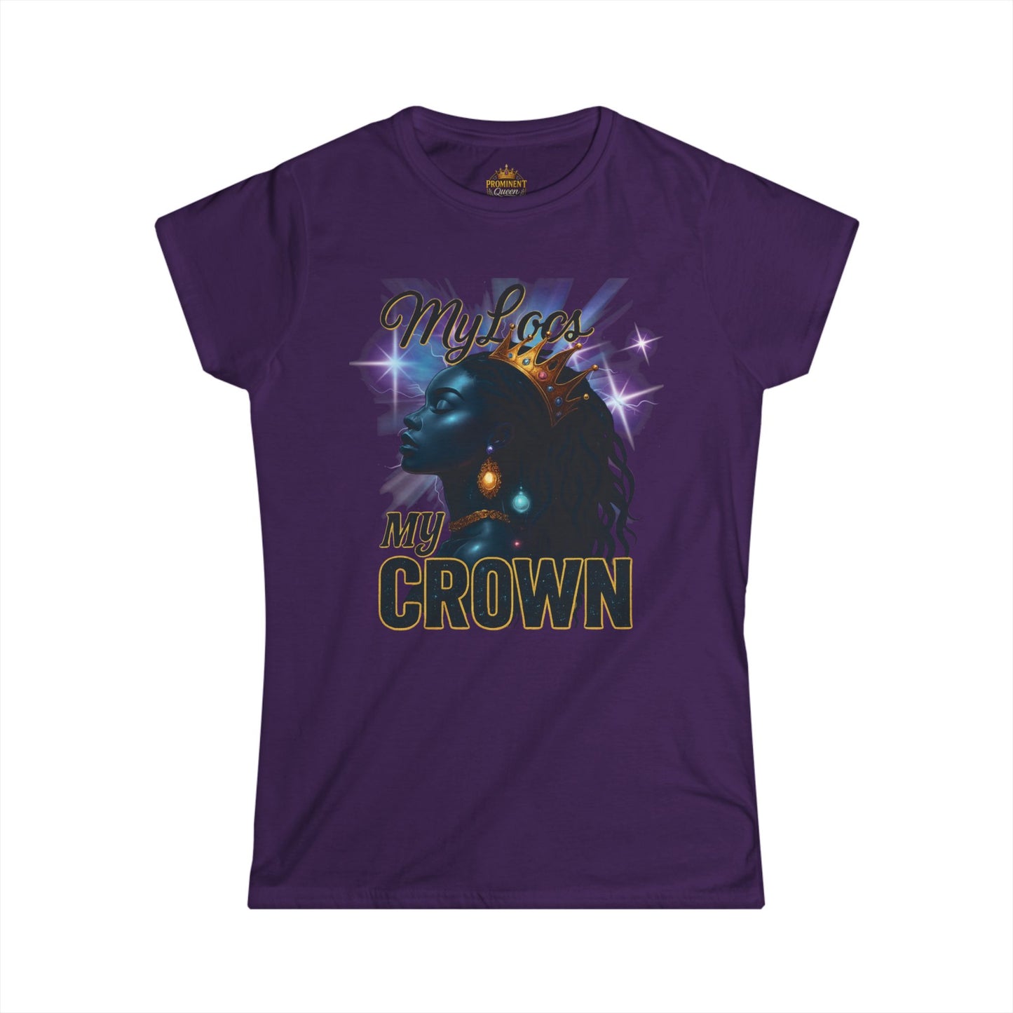 Women's My Locs My Crown Tee - Prominent Queen Collection