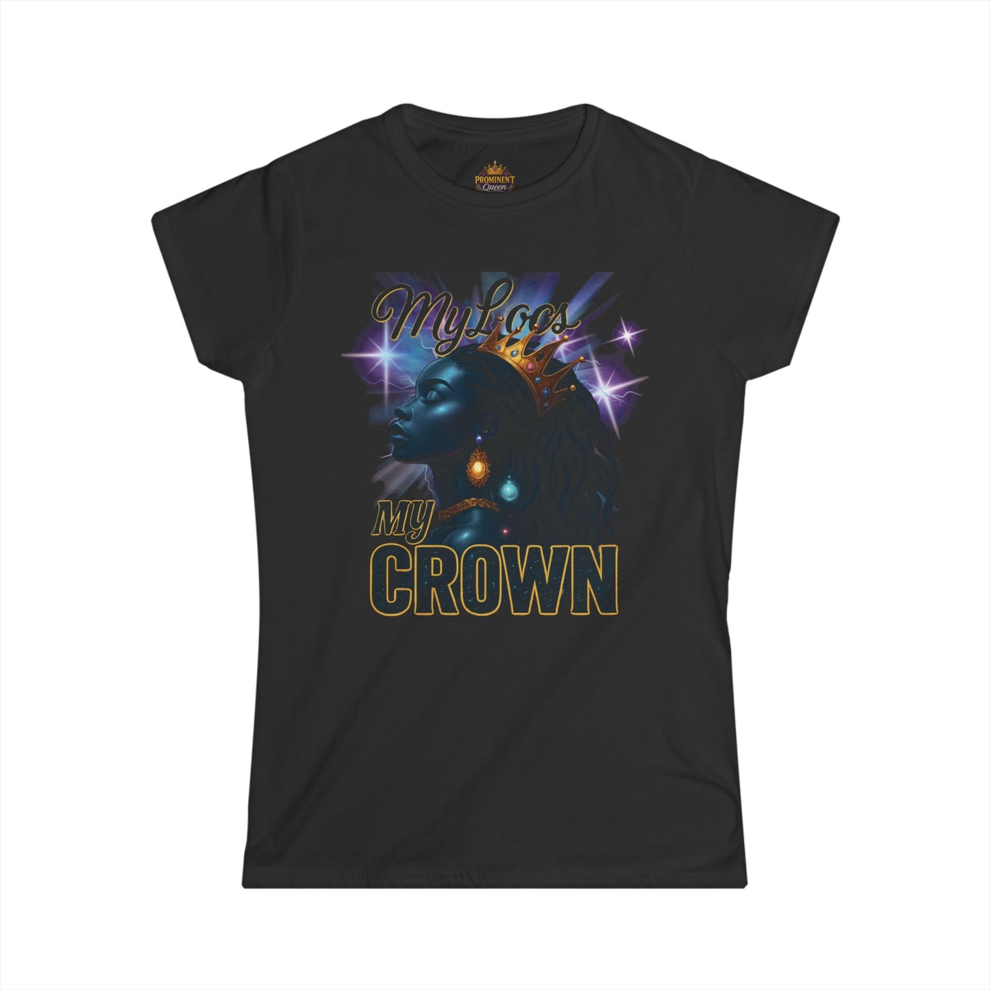 Women's My Locs My Crown Tee - Prominent Queen Collection