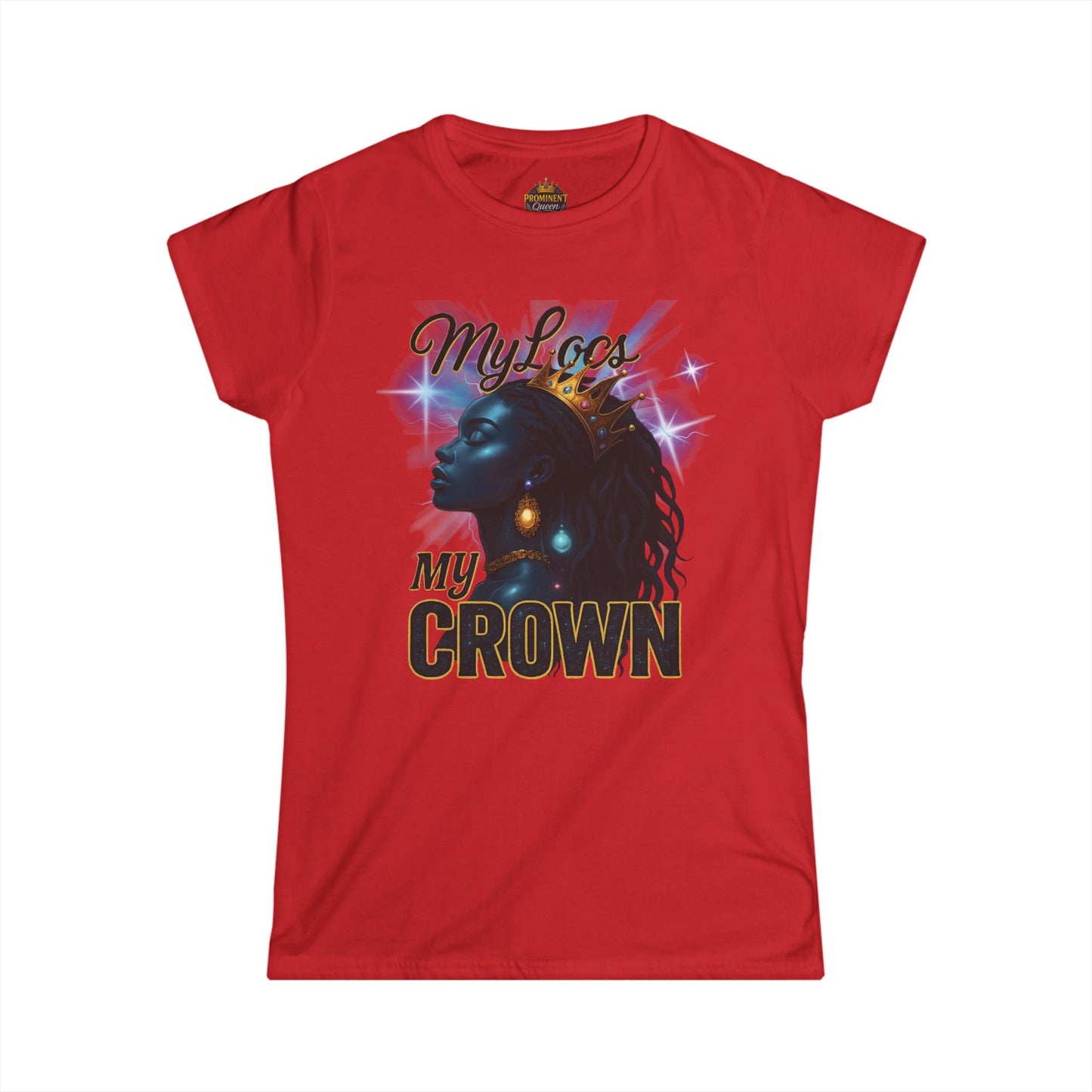 Women's My Locs My Crown Tee - Prominent Queen Collection