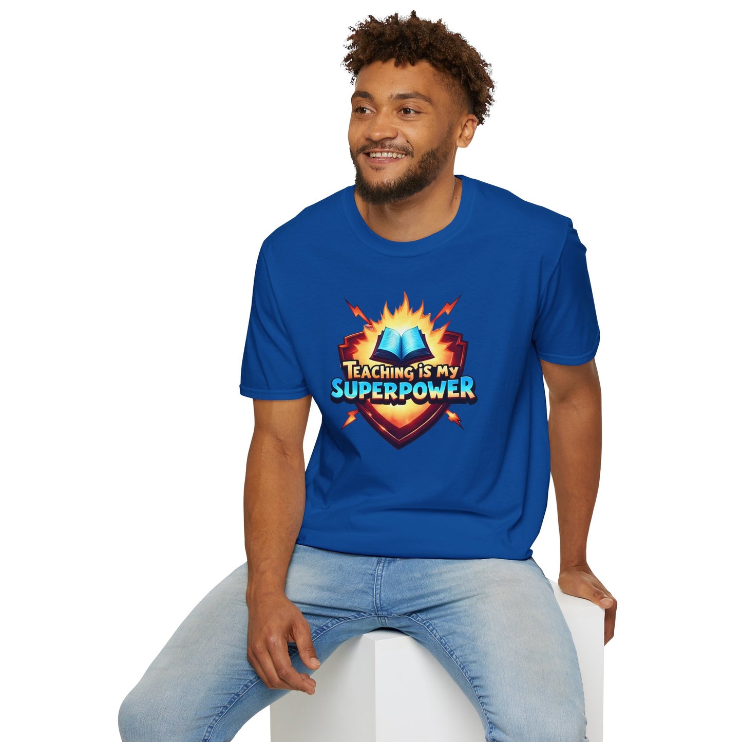 Prominent Educator Men - Teaching is my Superpower Men - Teacher Tribute Tee