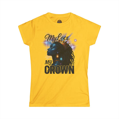 Women's My Locs My Crown Tee - Prominent Queen Collection