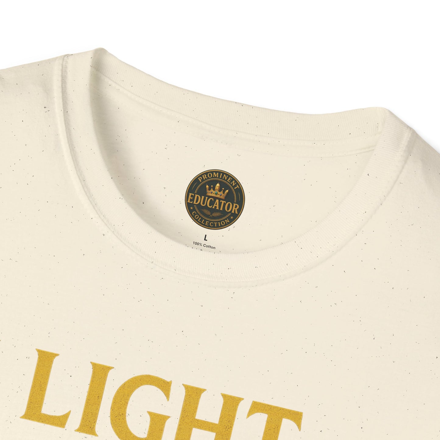 Prominent Educator Men - I Light the Path for Others to Rise Men - Teacher Tribute Tee