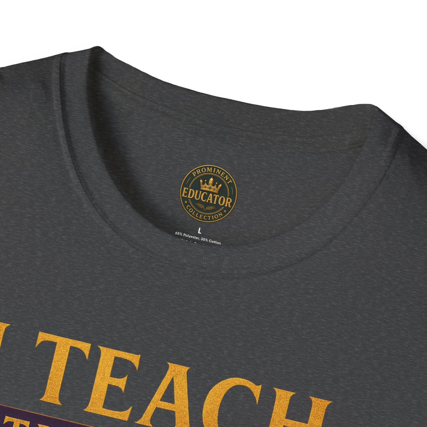Prominent Educator Men I Teach Therefore I Build Kings and Queens Men - Teacher Tribute Tee