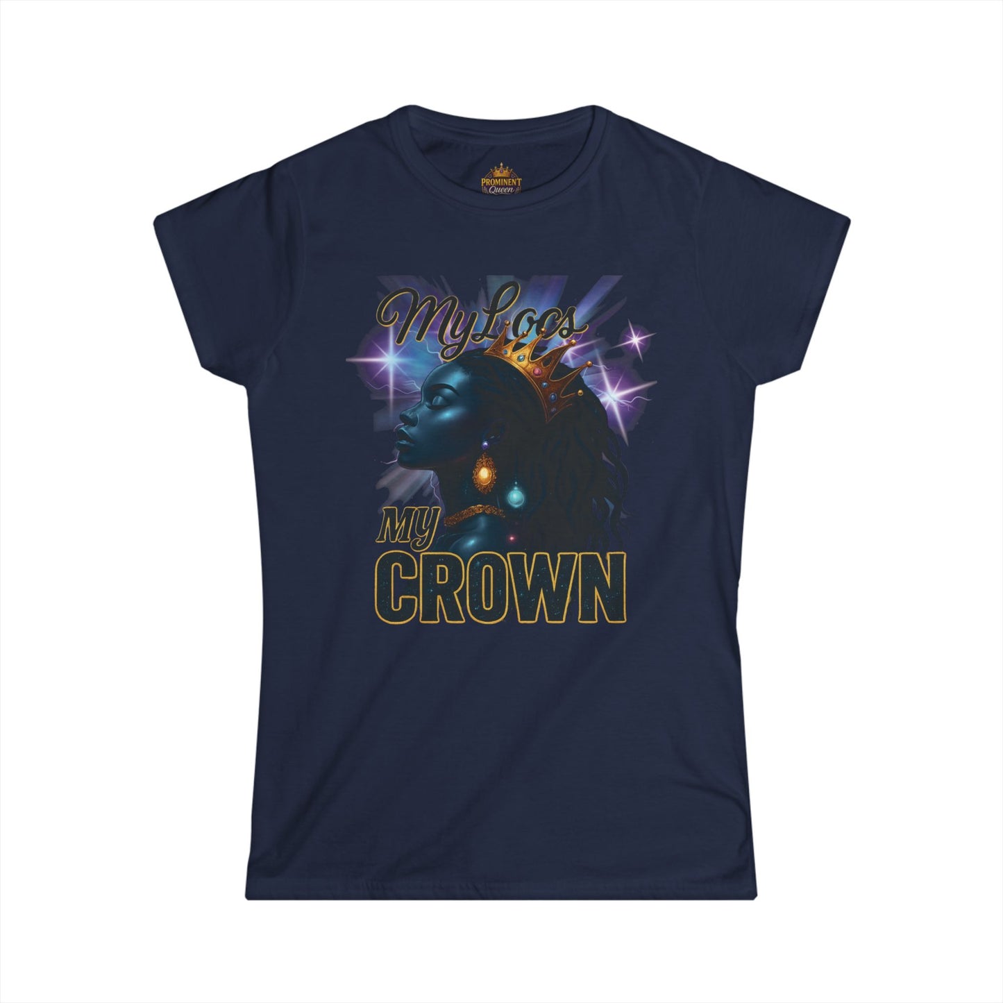 Women's My Locs My Crown Tee - Prominent Queen Collection