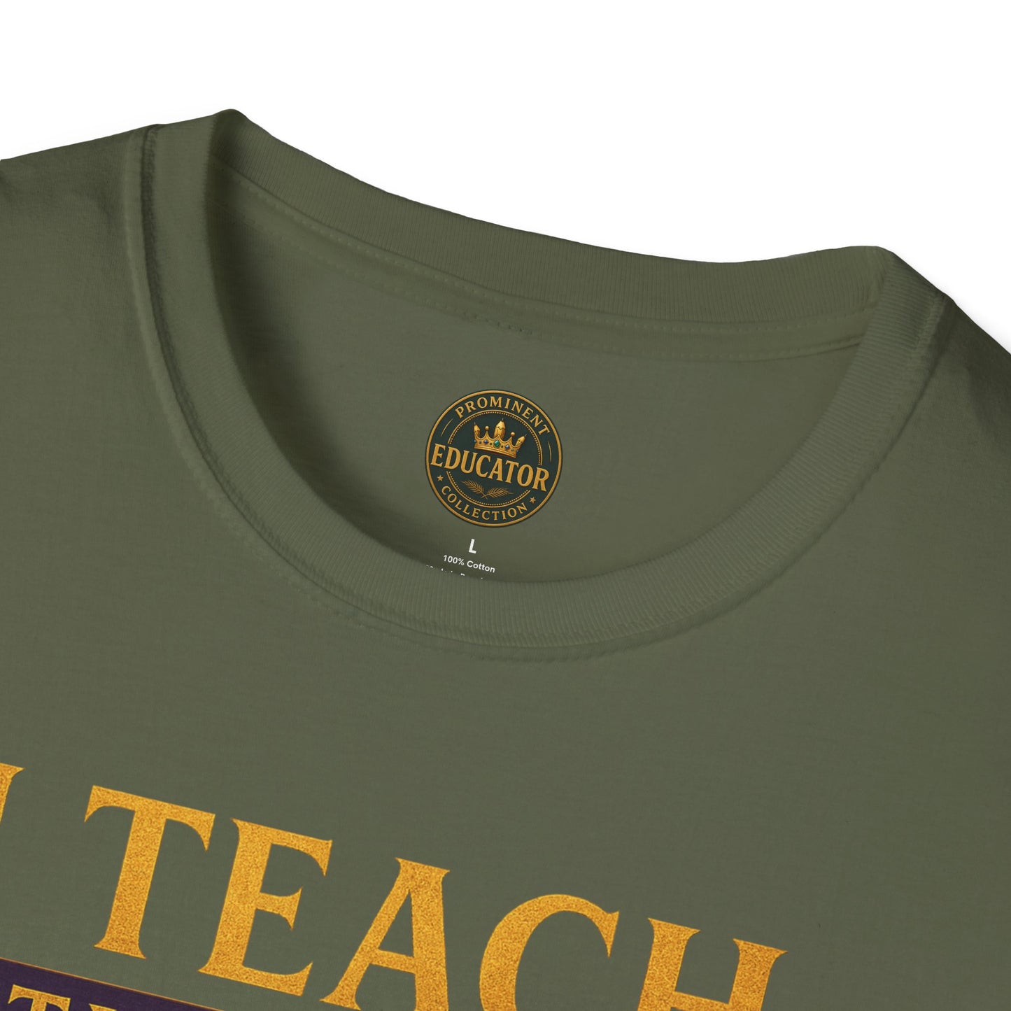 Prominent Educator Men I Teach Therefore I Build Kings and Queens Men - Teacher Tribute Tee