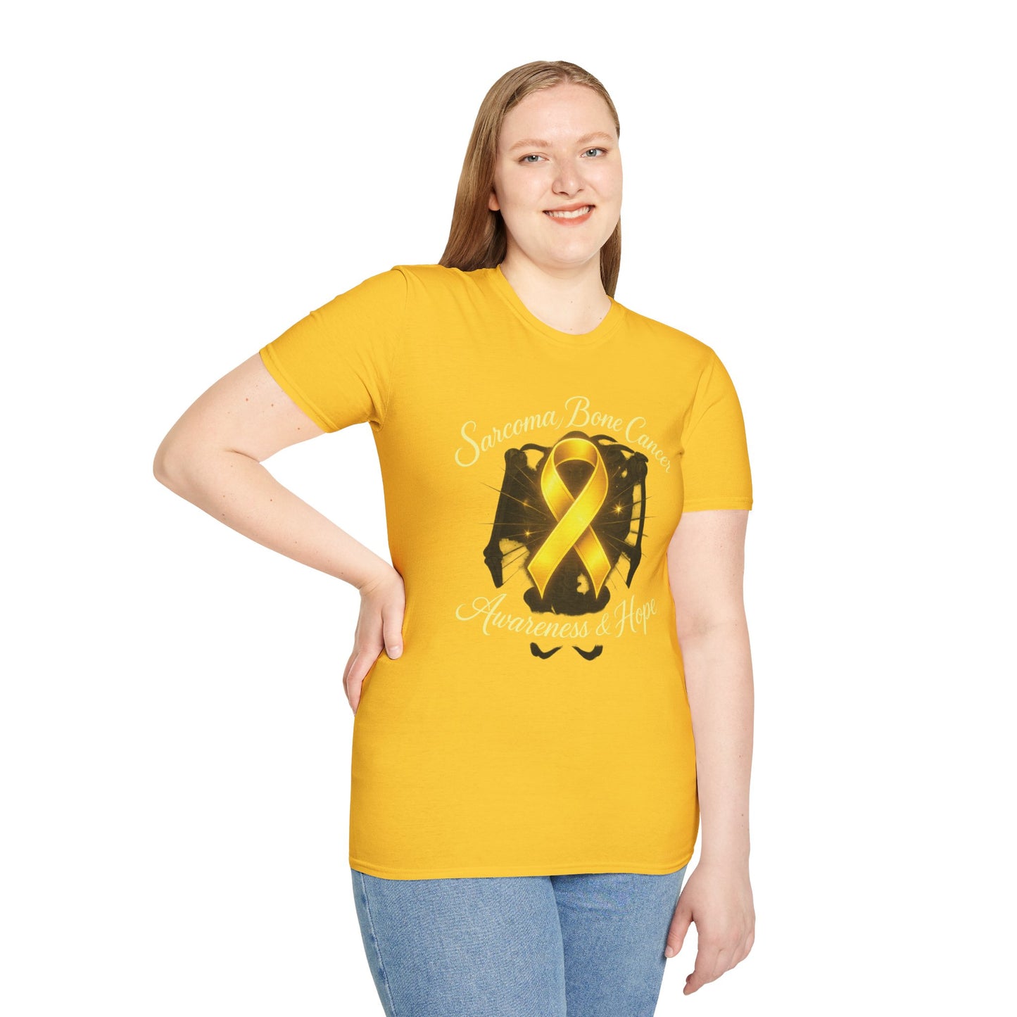 Sarcoma/Bone Cancer Awareness T-Shirt, Support Shirt, Unisex Graphic Tee, Hope and Awareness Gift, Cancer Support Apparel
