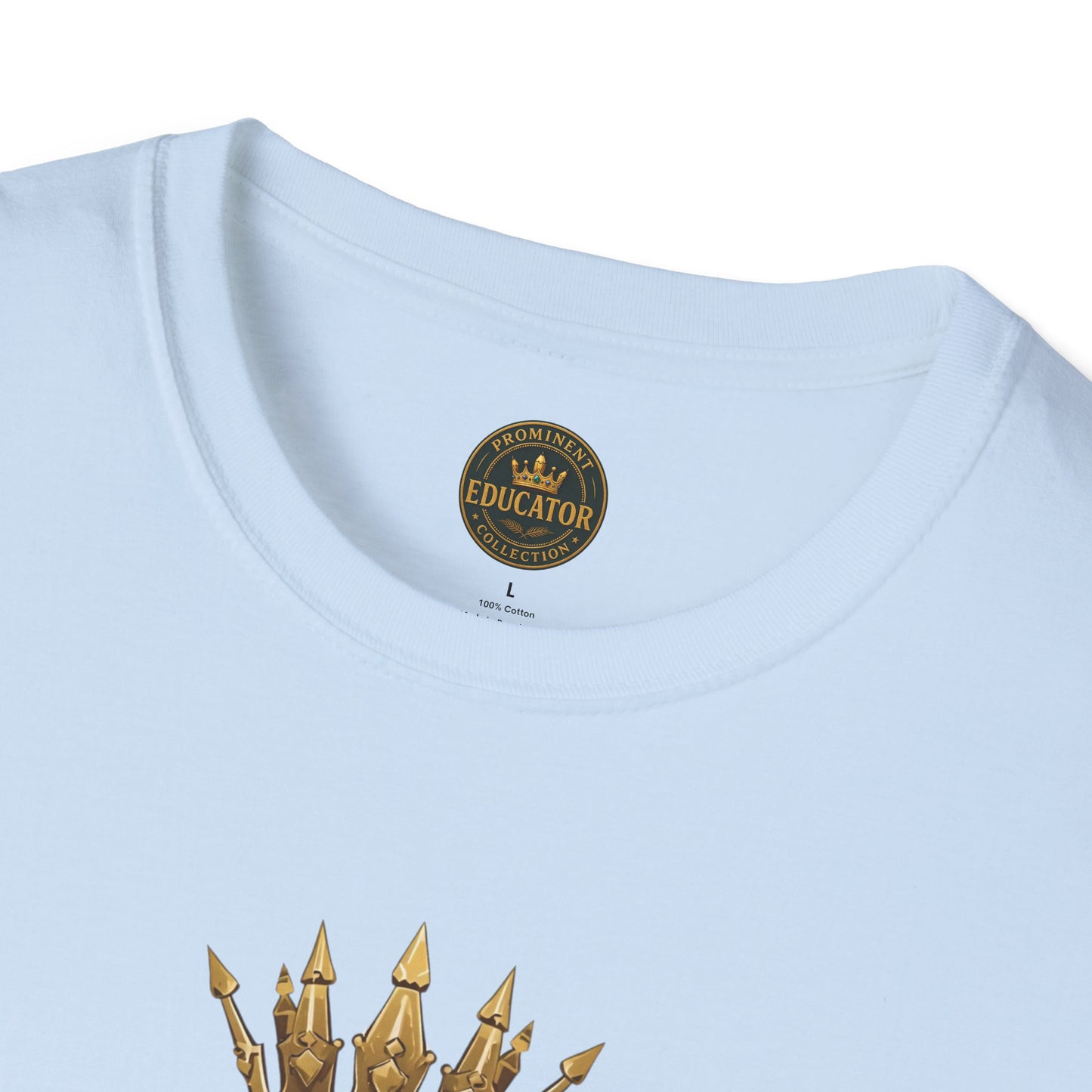Prominent Educator Men - Knowledge is my Crown Men - Teacher Tribute Tee