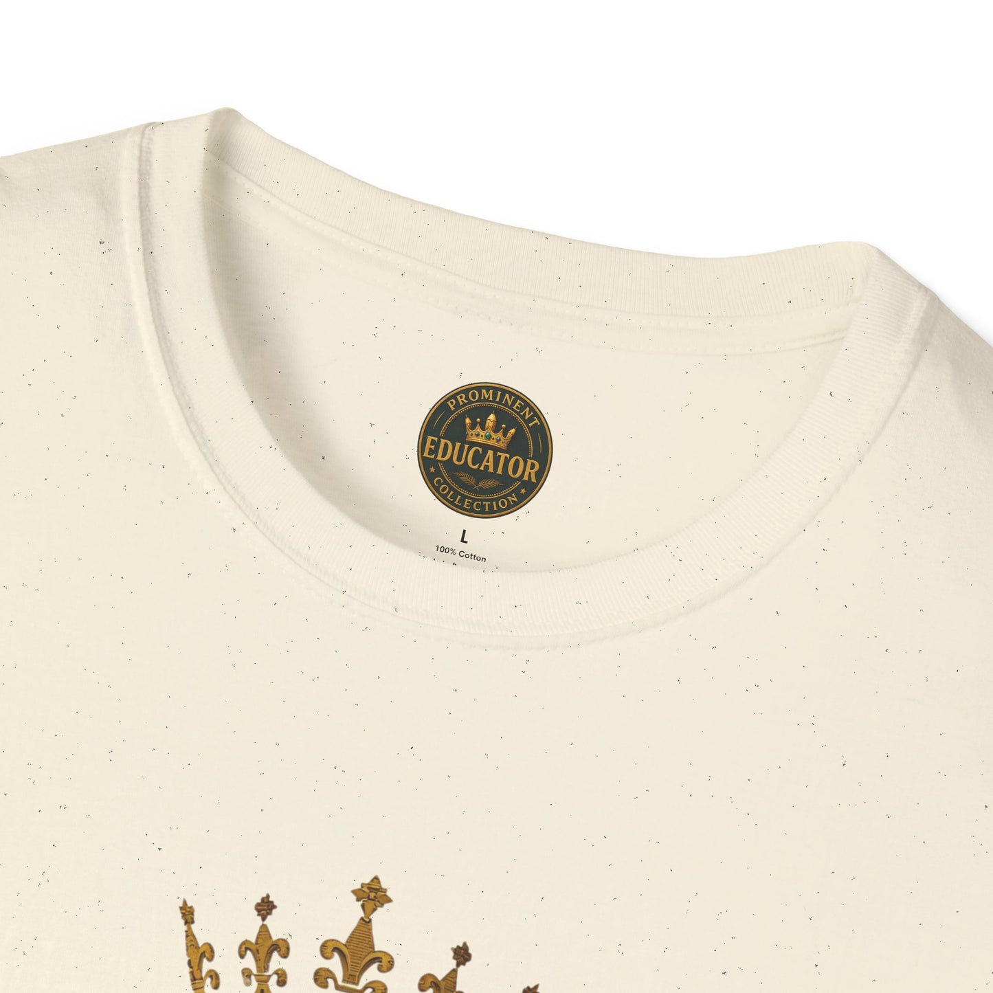 Prominent Educator Men - Knowledge is my Crown - Teacher Tribute Tee