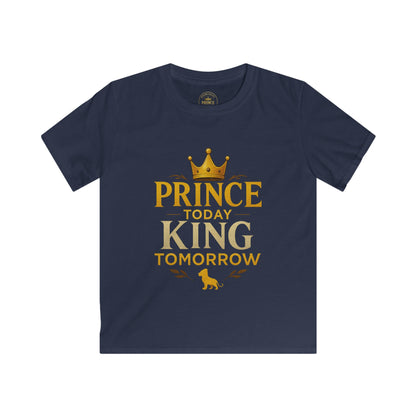 Prince Today King Tomorrow Kids Tee - Prominent Prince Collection