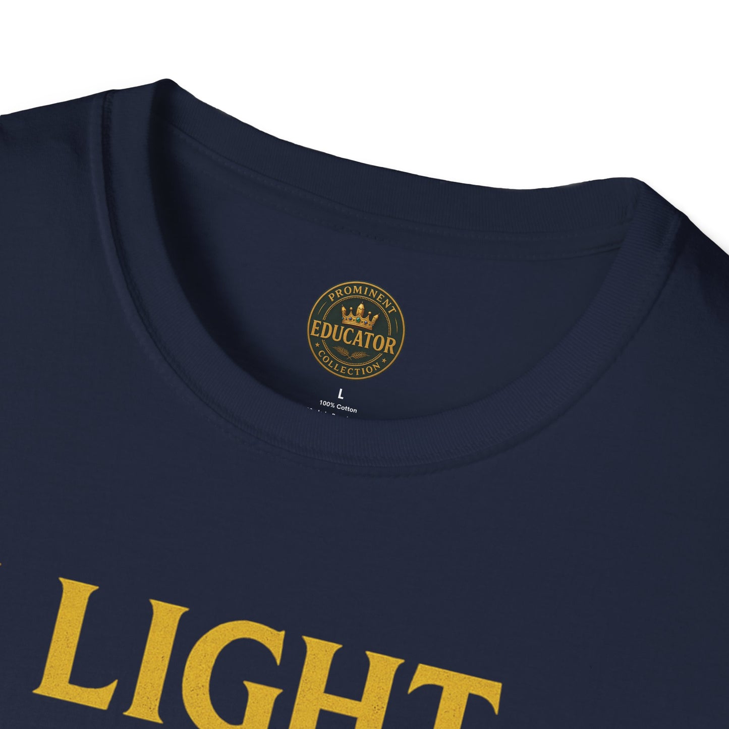 Prominent Educator Men - I Light the Path for Others to Rise Men - Teacher Tribute Tee