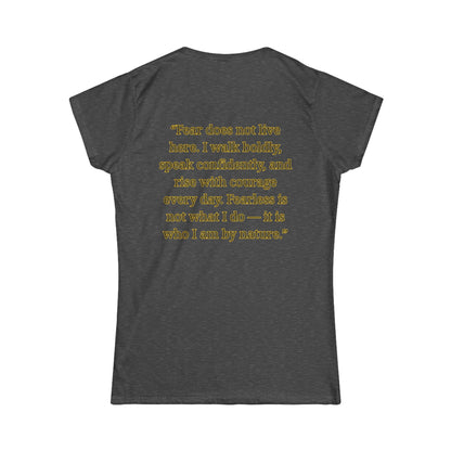 Princess Niyah - Fearless By Nature Affirmation Shirt
