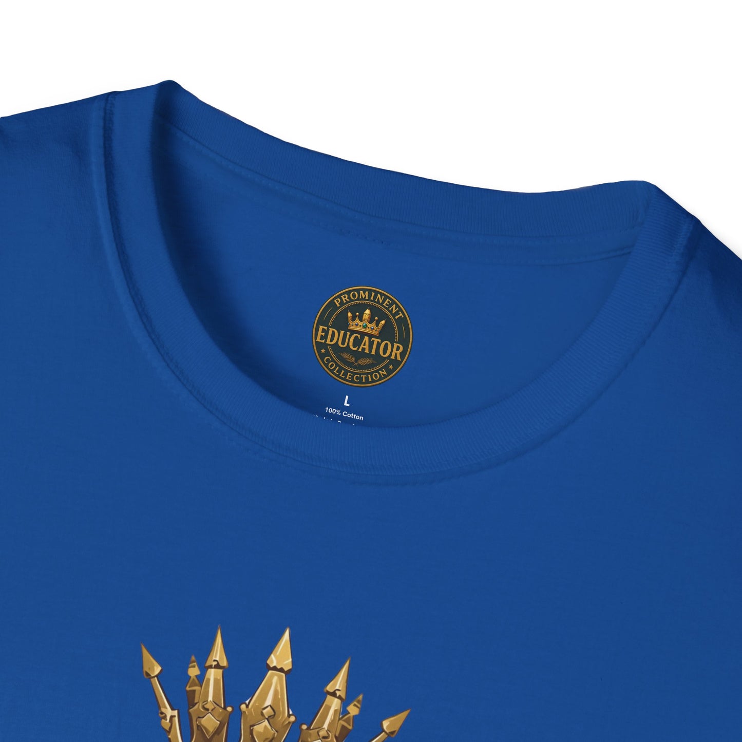 Prominent Educator Men - Knowledge is my Crown Men - Teacher Tribute Tee