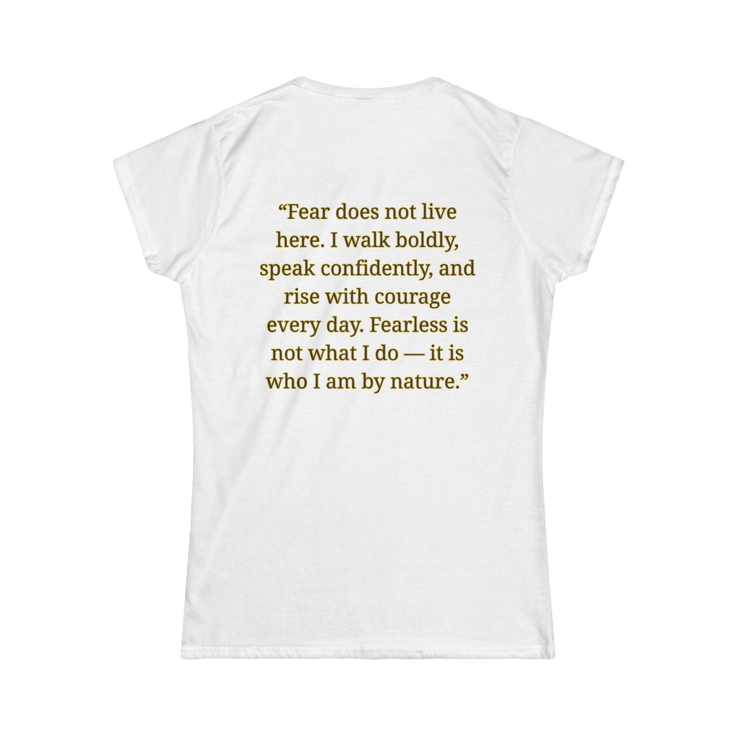 Princess Niyah - Fearless By Nature Affirmation Shirt