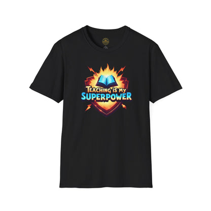 Prominent Educator Men - Teaching is my Superpower Men - Teacher Tribute Tee