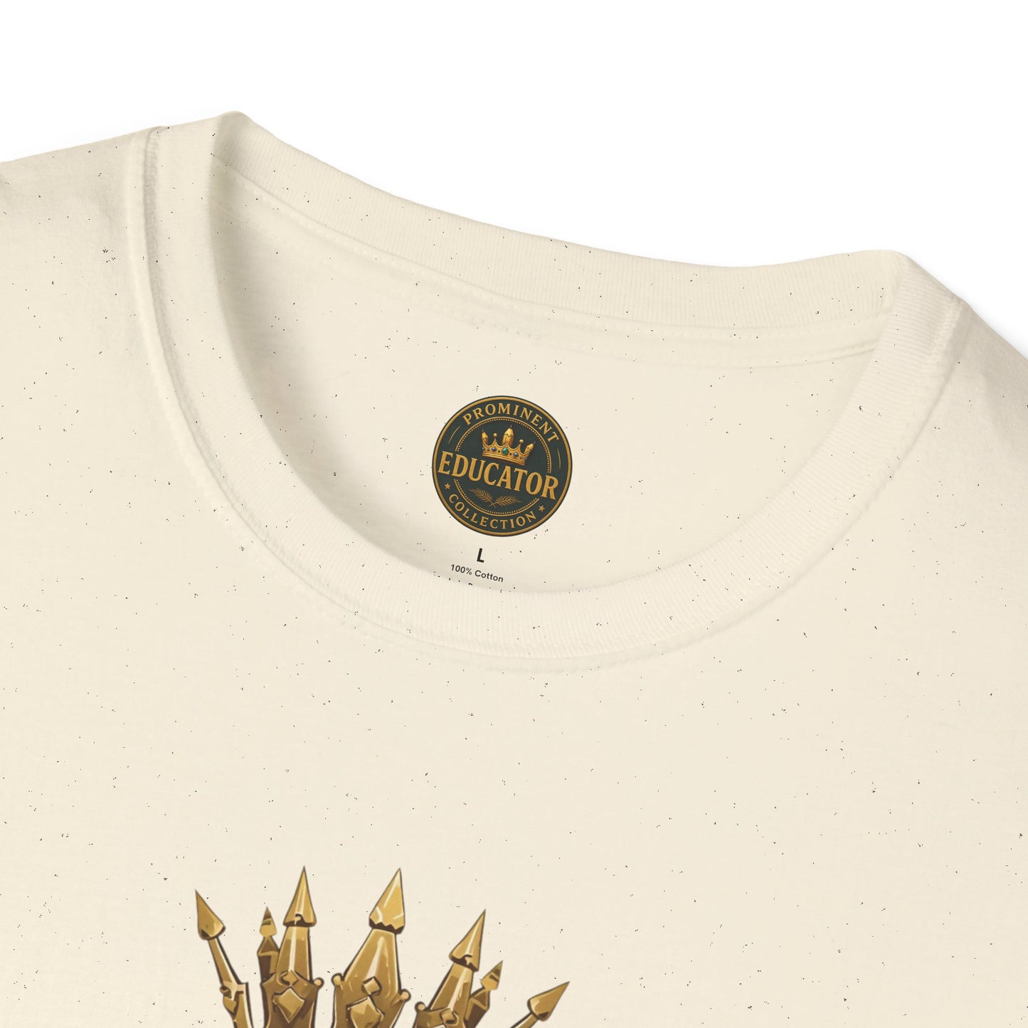 Prominent Educator Men - Knowledge is my Crown Men - Teacher Tribute Tee