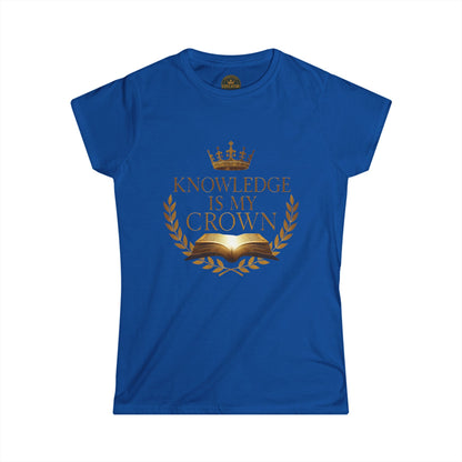 Prominent Educator Women - Knowledge is my Crown - Teacher Tribute Tee