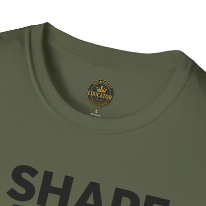 Prominent Educator Men - I Shape Minds and Futures Men - Teacher Tribute Tee