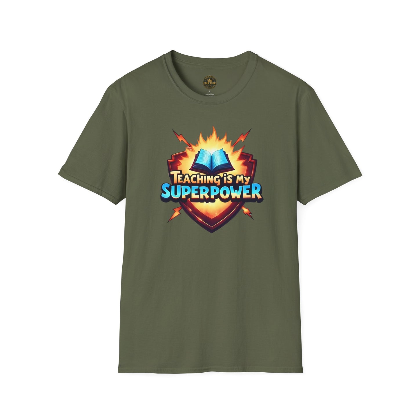Prominent Educator Men - Teaching is my Superpower Men - Teacher Tribute Tee