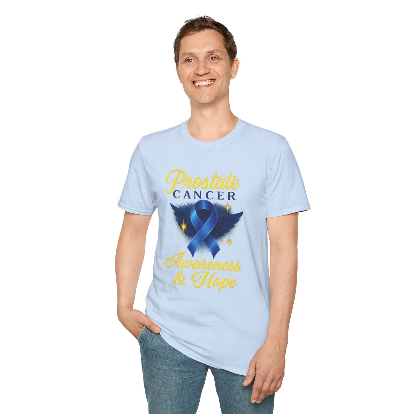 Prostate Cancer Awareness T-Shirt, Support Shirt, Unisex Graphic Tee, Hope and Awareness Gift, Cancer Support Apparel