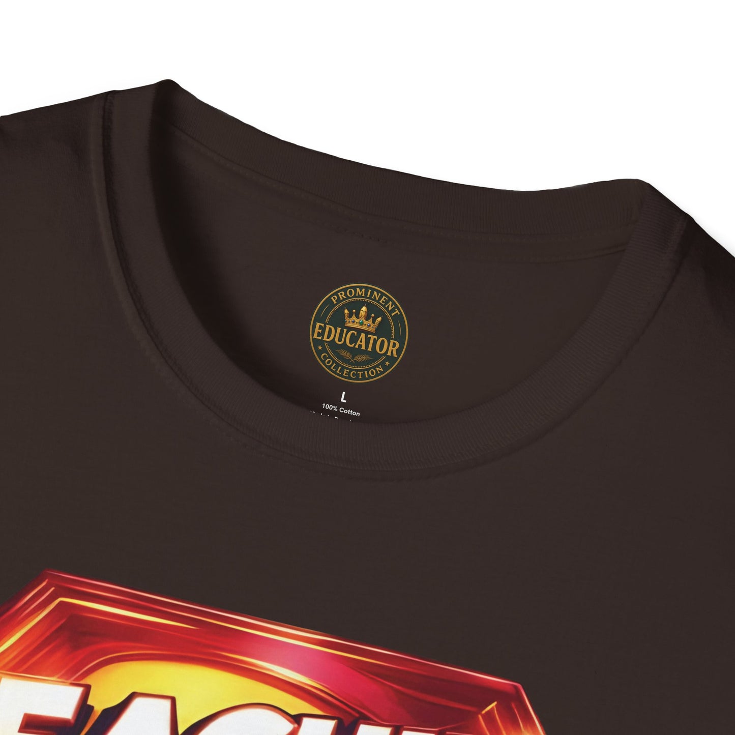 Prominent Educator Men Teaching is my Superpower - Teacher Tribute Tee