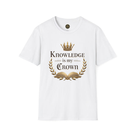 Prominent Educator Men - Knowledge is my Crown Men - Teacher Tribute Tee