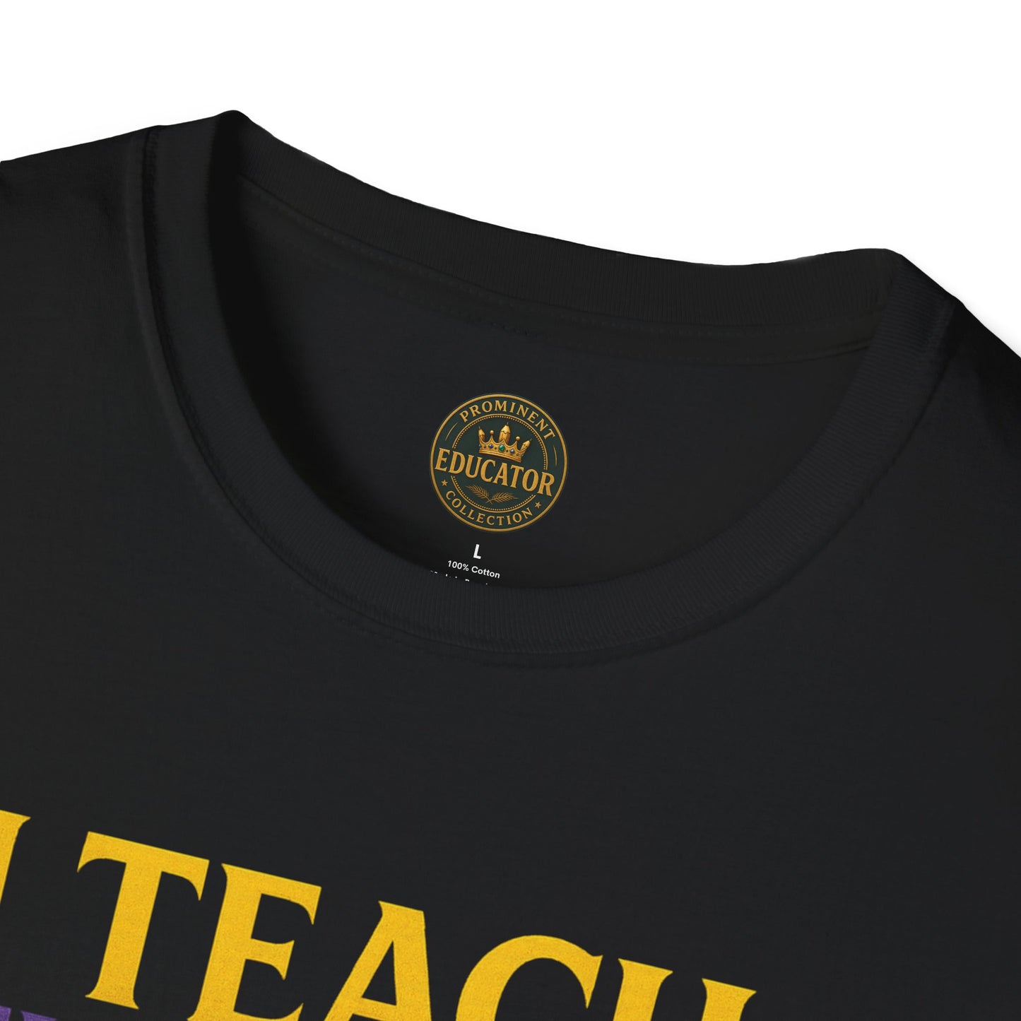 I  Teach therefore I build Kings and Queens - Prominent Educator Men - Teacher Tribute Tee