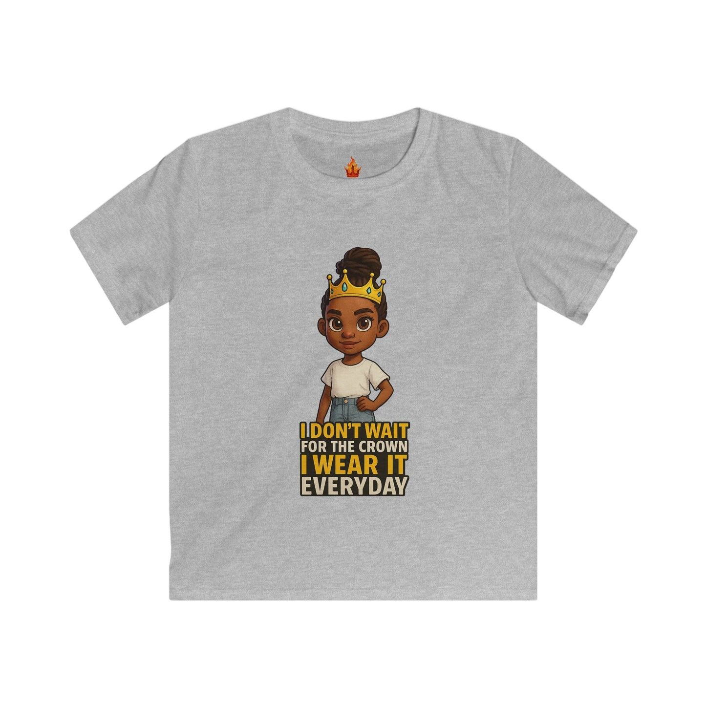 I Don’t Wait for the Crown Kids Tee Princess Niyah Collection