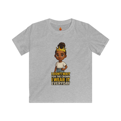 I Don’t Wait for the Crown Kids Tee Princess Niyah Collection