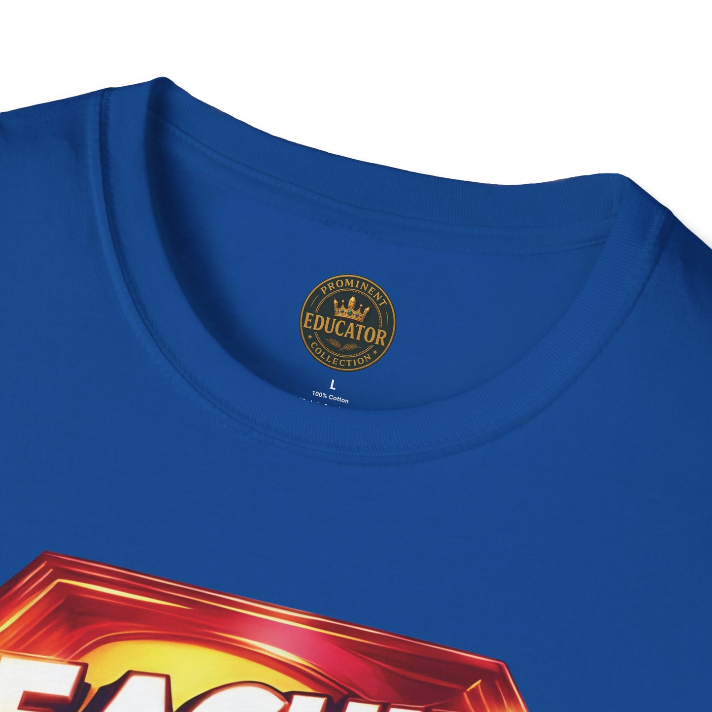 Prominent Educator Men Teaching is my Superpower - Teacher Tribute Tee