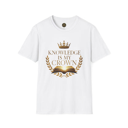 Prominent Educator Men - Knowledge is my Crown - Teacher Tribute Tee