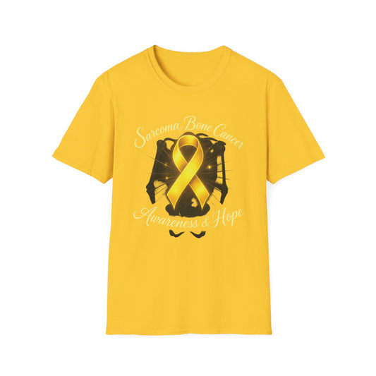 Sarcoma/Bone Cancer Awareness T-Shirt, Support Shirt, Unisex Graphic Tee, Hope and Awareness Gift, Cancer Support Apparel