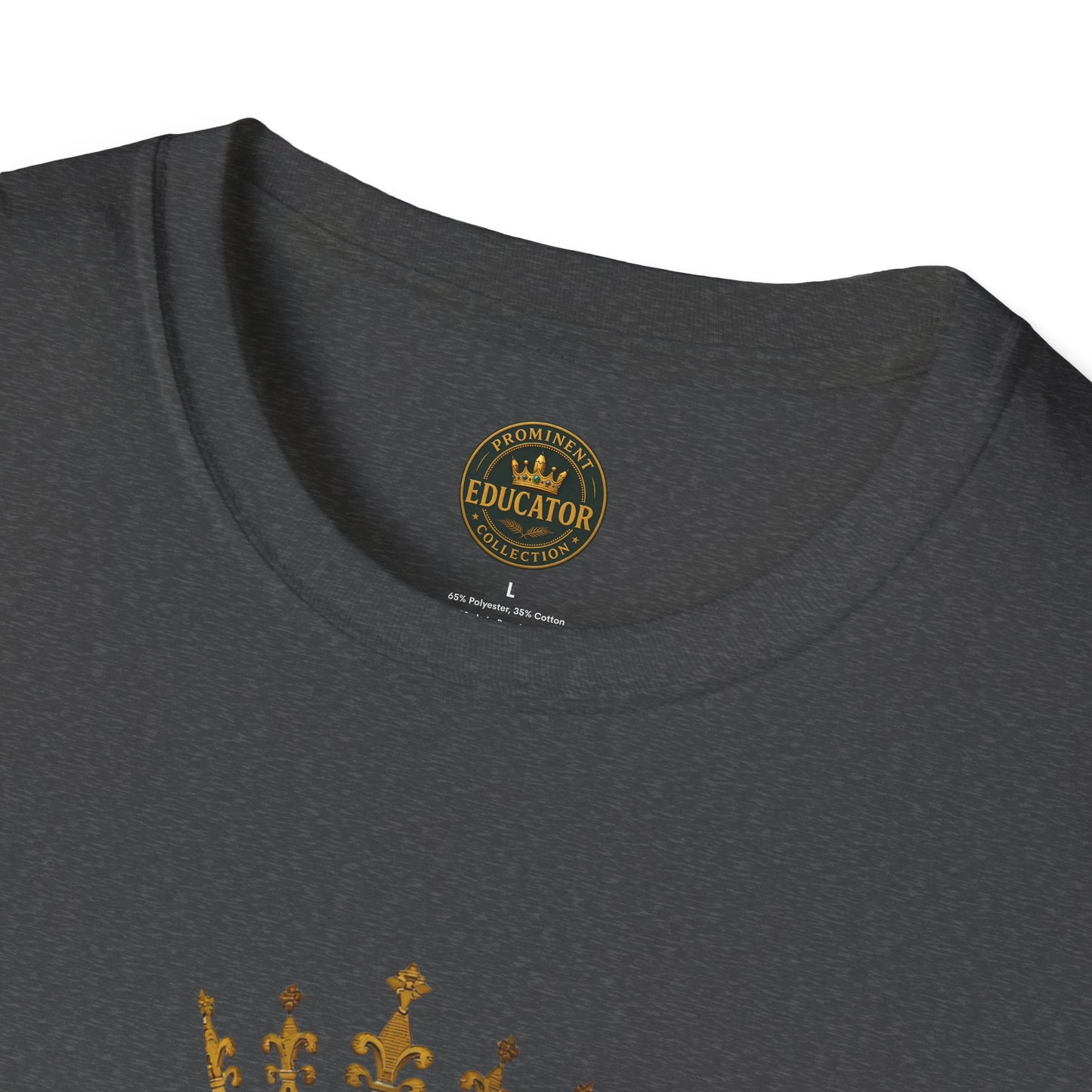Prominent Educator Men - Knowledge is my Crown - Teacher Tribute Tee
