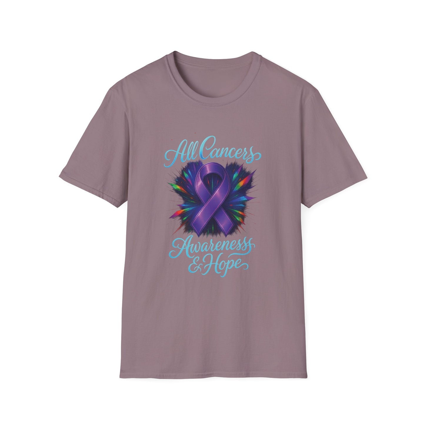 All Cancer Awareness T-Shirt, Support Shirt, Unisex Graphic Tee, Hope and Awareness Gift, Cancer Support Apparel