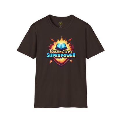 Prominent Educator Men - Teaching is my Superpower Men - Teacher Tribute Tee
