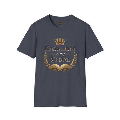Prominent Educator Men - Knowledge is my Crown Men - Teacher Tribute Tee