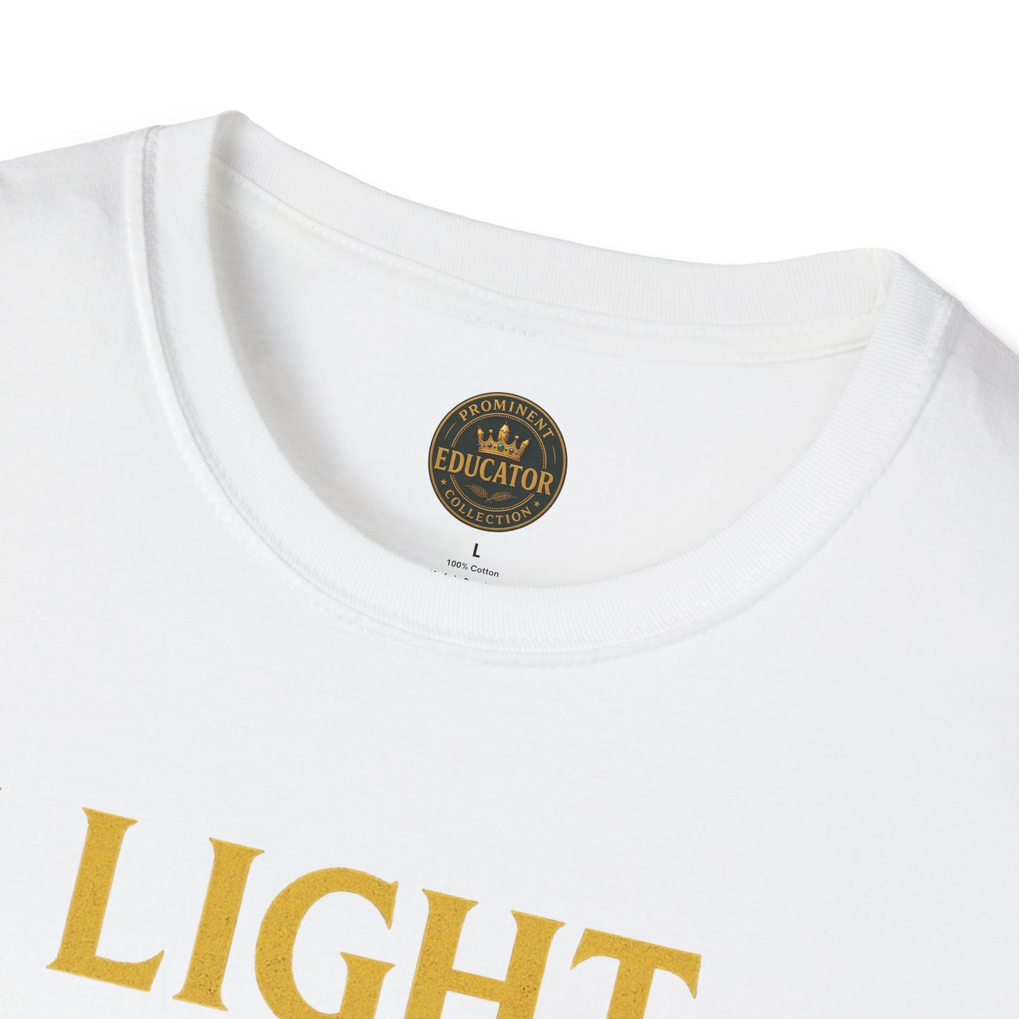 Prominent Educator Men - I Light the Path for Others to Rise Men - Teacher Tribute Tee