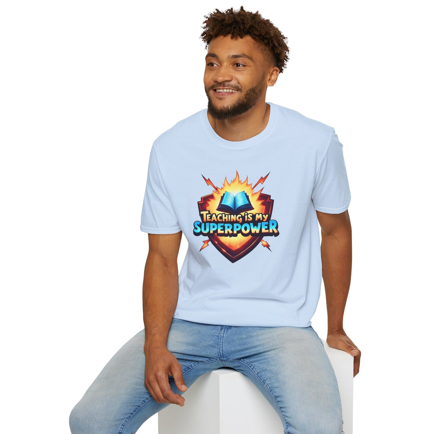 Prominent Educator Men - Teaching is my Superpower Men - Teacher Tribute Tee