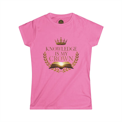 Prominent Educator Women - Knowledge is my Crown - Teacher Tribute Tee